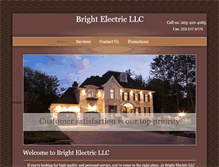 Tablet Screenshot of mybrightelectricllc.com